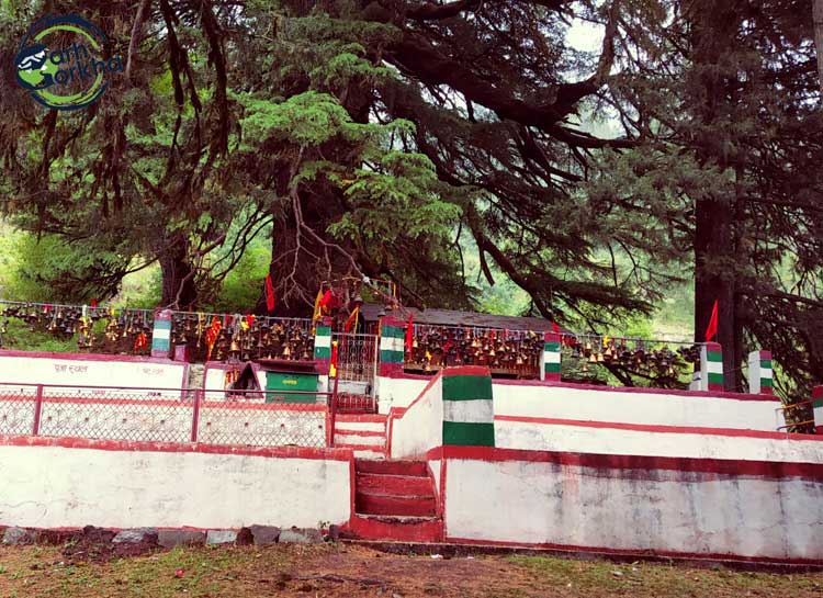 Latu diety temple on the roopkund trail at wan village.